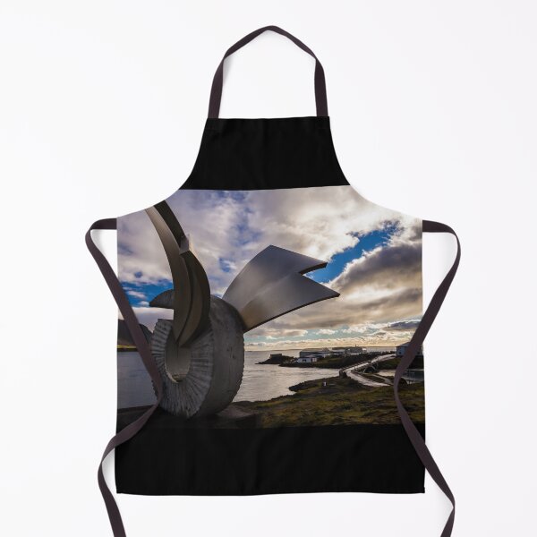 Item preview, Brakin Monument at dusk, Borgarnes, Iceland designed and sold by Lyl Dil Creations.