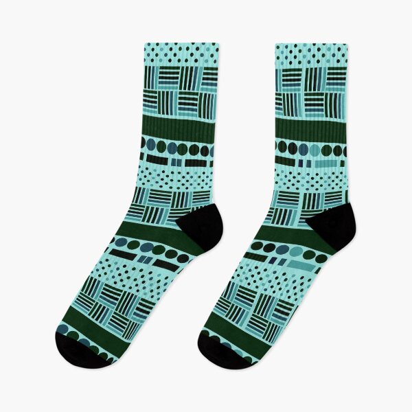 Item preview, Cool Blue Geometric Pattern  designed and sold by MC Art Studio.