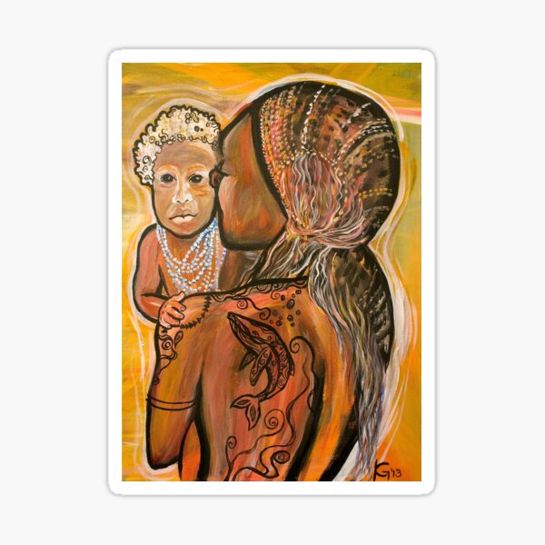 Melanesia Mama Sticker