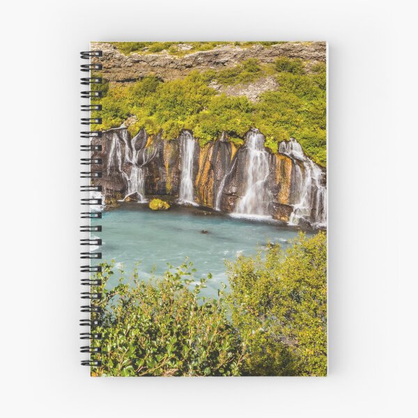 Item preview, Hraunfossar waterfall, Iceland designed and sold by Lyl Dil Creations.