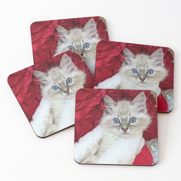 Item preview, Ragdoll kitten Christmas designed and sold by Fluffycat2020.