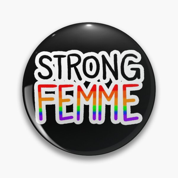 Item preview, Strong Femme Rainbow Pride Flag designed and sold by SpellYouLater.