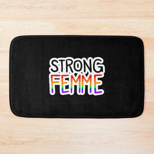 Item preview, Strong Femme Rainbow Pride Flag designed and sold by SpellYouLater.