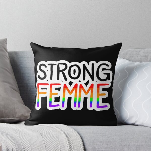 Item preview, Strong Femme Rainbow Pride Flag designed and sold by SpellYouLater.