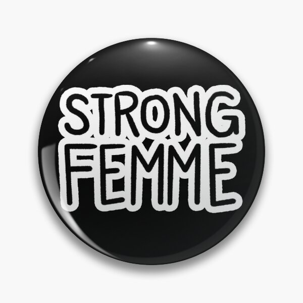 Item preview, Strong Femme in Black and White designed and sold by SpellYouLater.
