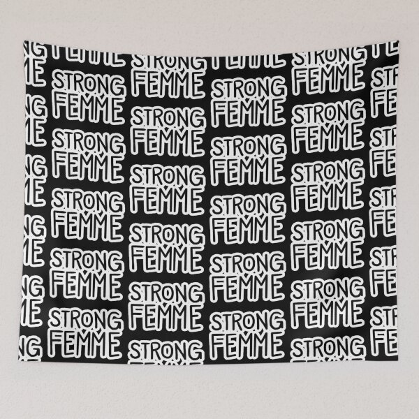 Item preview, Strong Femme in Black and White designed and sold by SpellYouLater.