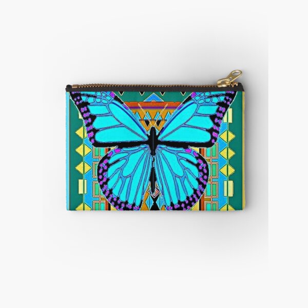 Item preview, BLUE SHADES  MONARCH BUTTERFLY PATTERN  ABSTRACT ART designed and sold by sharlesart.