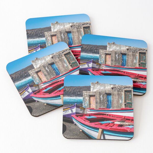 Item preview, Fishermen's cabins and boats, Cape Verde designed and sold by Lyl Dil Creations.
