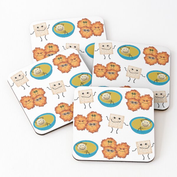 Item preview, Jewish Cuisine Cartoons designed and sold by PeachPaisleyPro.