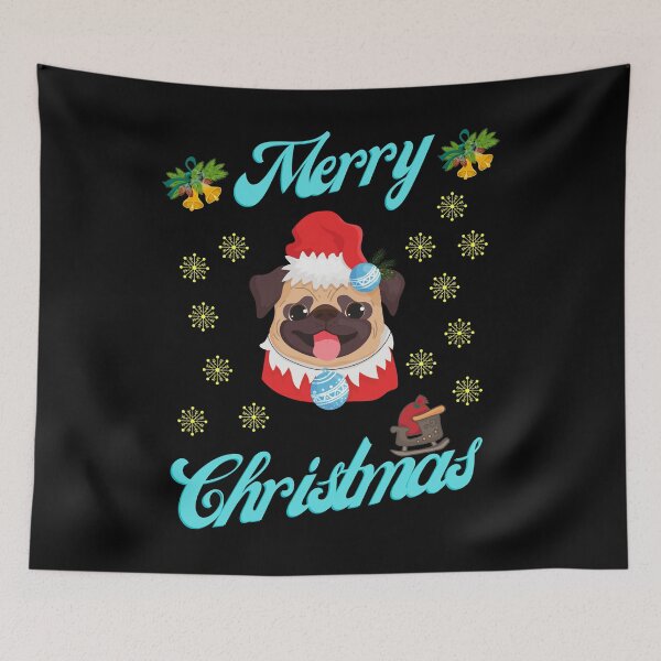 Item preview, Merry Pugmas Christmas Pug  designed and sold by dan2244.