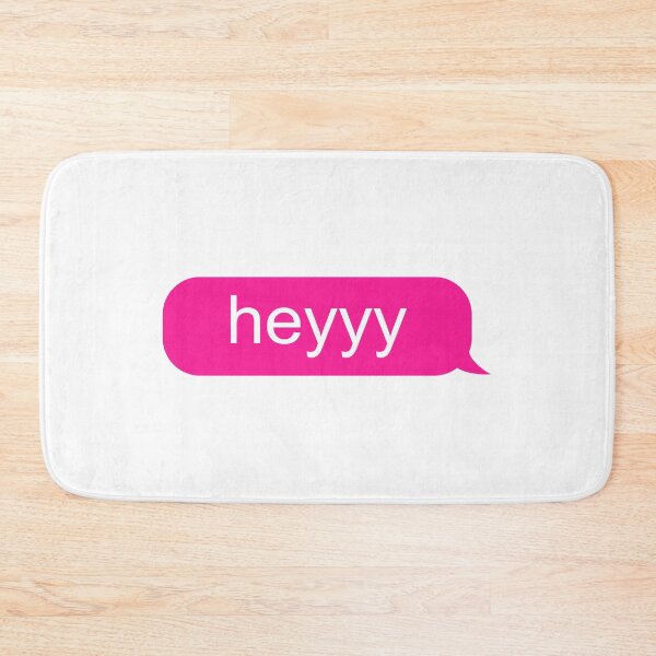 Item preview, Heyyy Text Message designed and sold by ind3finite.