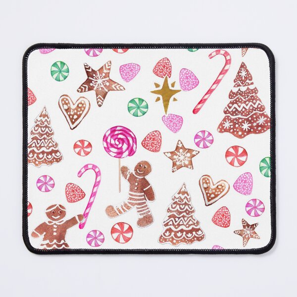 Item preview, Christmas Gingerbread people, candy canes and sweets designed and sold by MagentaRose.