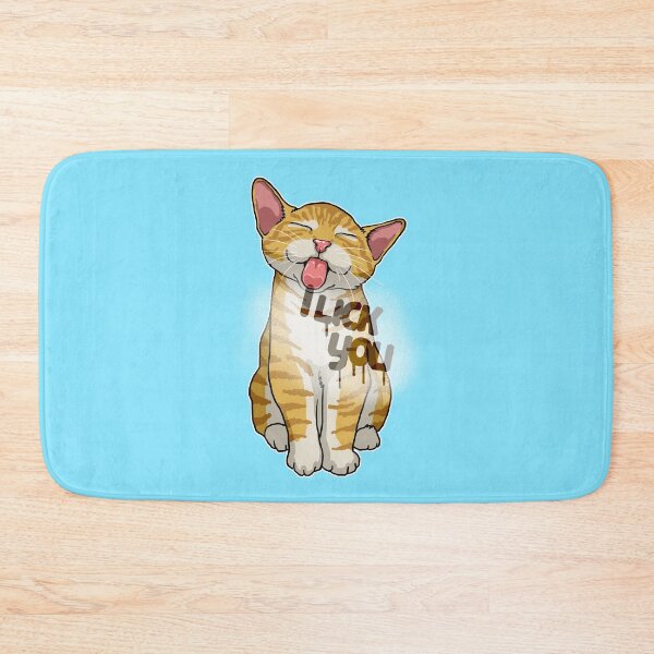 Item preview, Licking cat designed and sold by HandsomeCat.