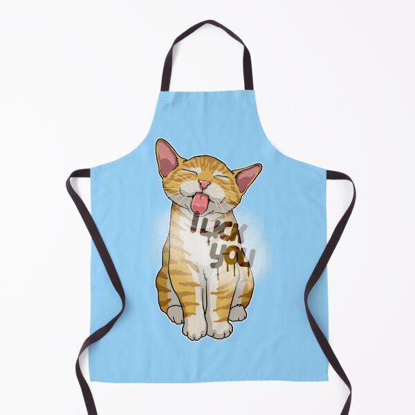 Item preview, Licking cat designed and sold by HandsomeCat.