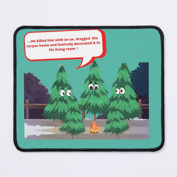 Item preview, Funny Christmas tree art design designed and sold by Tshepomuza.