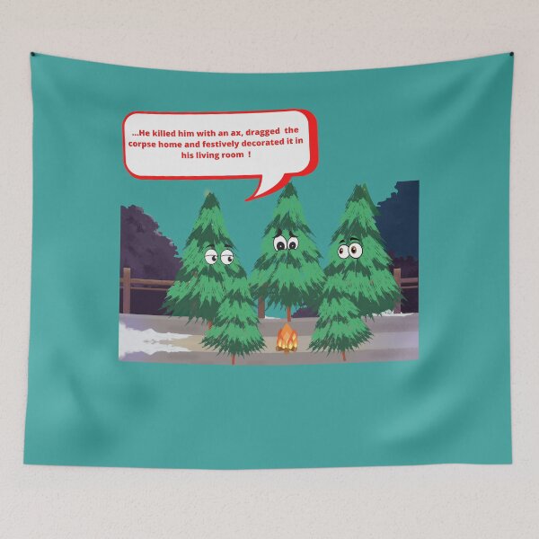 Item preview, Funny Christmas tree art design designed and sold by Tshepomuza.