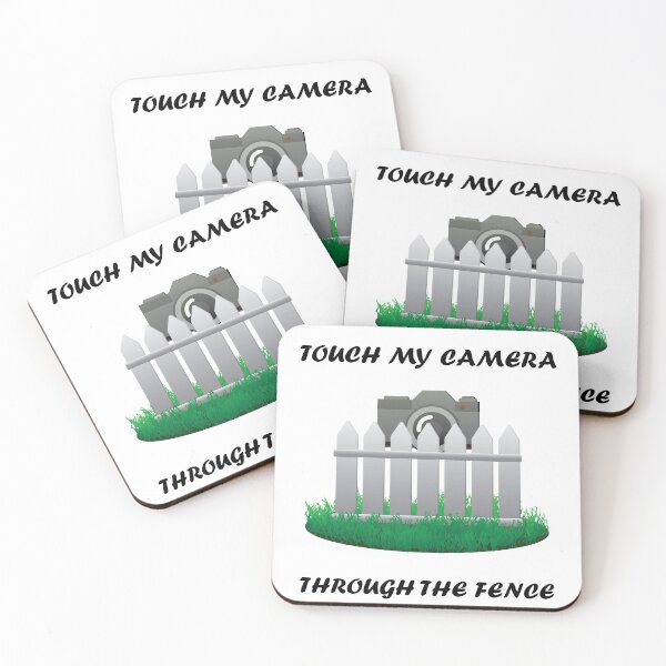 Item preview, Touch My Camera Through The Fence (White) designed and sold by J-Rodian.