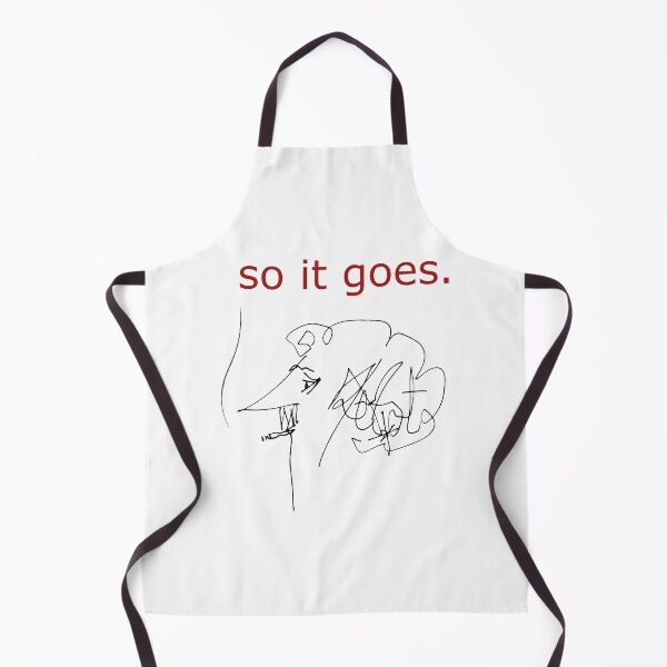 Item preview, “So it goes” Kurt Vonnegut, Slaughterhouse-Five designed and sold by SkyAfterDusk.