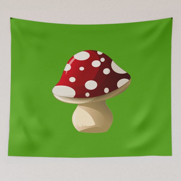 Item preview, Red and white mushroom designed and sold by Mandala108.