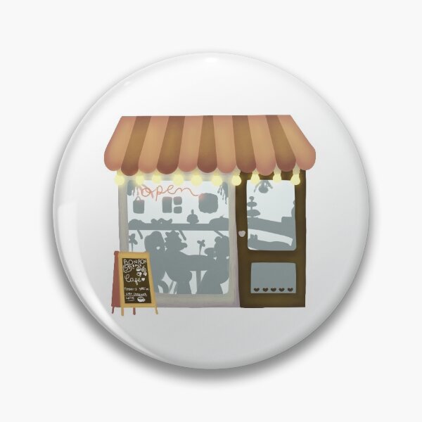 Item preview, Cozy adorable coffee shop entrance! designed and sold by jadefujiwara.