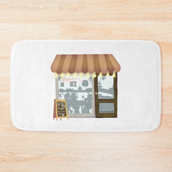 Item preview, Cozy adorable coffee shop entrance! designed and sold by jadefujiwara.