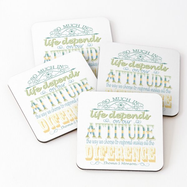 Item preview, Life depends on our attitude designed and sold by Heather Walton.