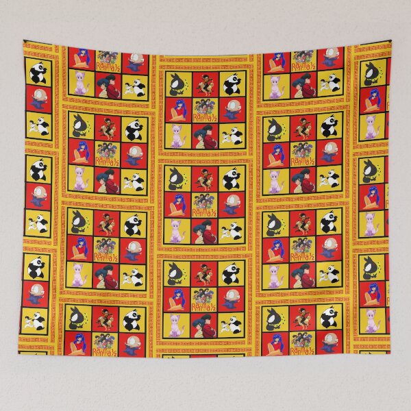 Item preview, Ranma 1/2 Pattern - ORIGINAL by SillyFun.redbubble.com designed and sold by SillyFun.