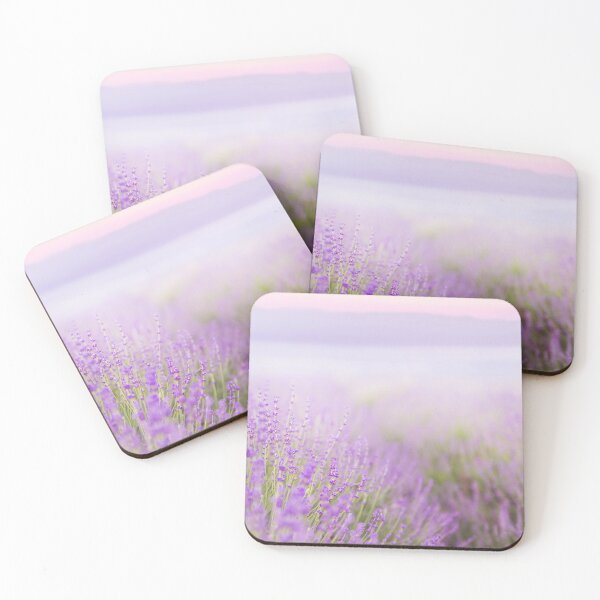 Item preview, Lavender Flowers. Pastel Blooming Lavender Flower Field designed and sold by silviaol.