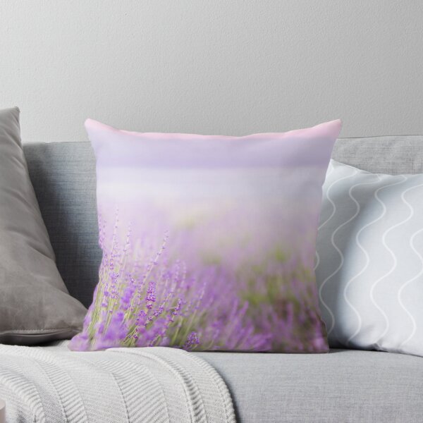 Item preview, Lavender Flowers. Pastel Blooming Lavender Flower Field designed and sold by silviaol.