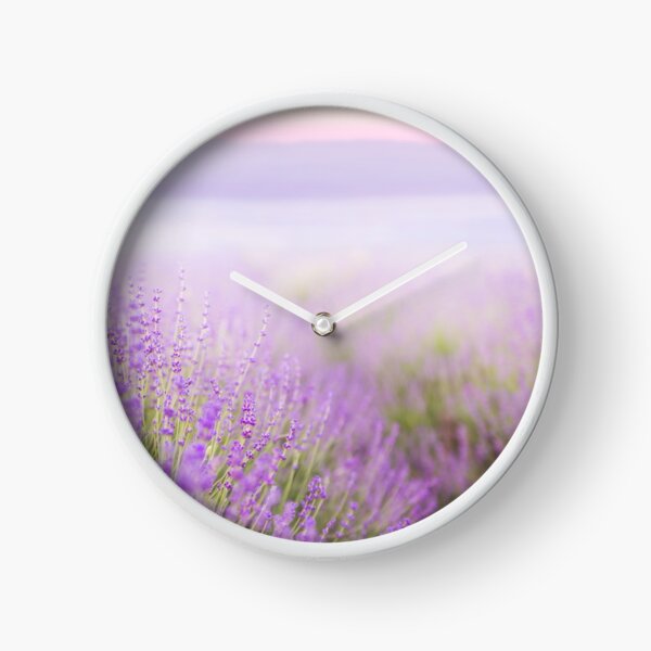 Item preview, Lavender Flowers. Pastel Blooming Lavender Flower Field designed and sold by silviaol.