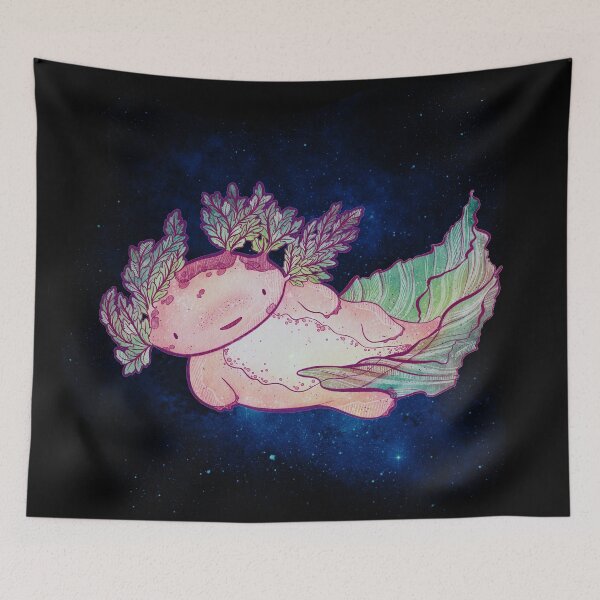 Item preview, Space Axolotl 3 designed and sold by ShailleMaille.