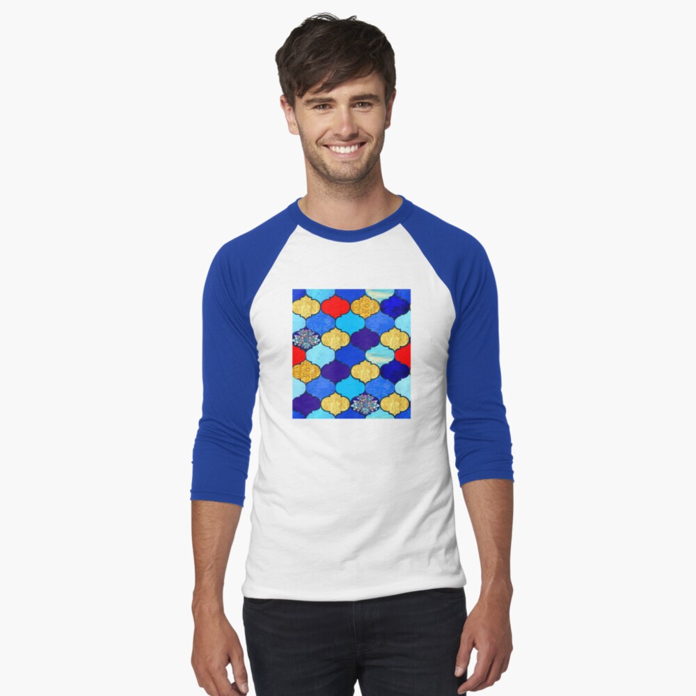Item preview, Baseball ¾ Sleeve T-Shirt designed and sold by MagentaRose.