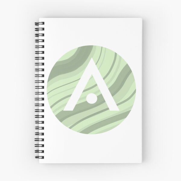 Item preview, Sage Green Stripes Aveda Logo designed and sold by Dalaura.