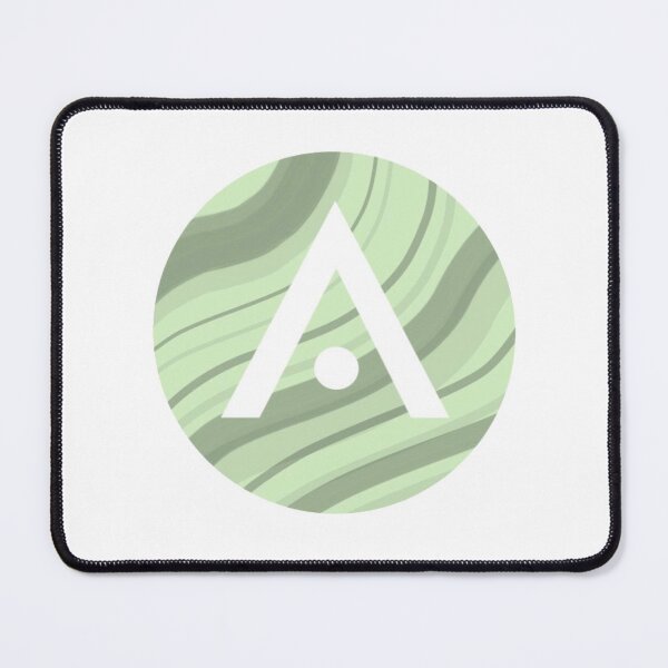 Item preview, Sage Green Stripes Aveda Logo designed and sold by Dalaura.