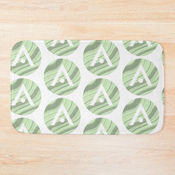 Item preview, Sage Green Stripes Aveda Logo designed and sold by Dalaura.