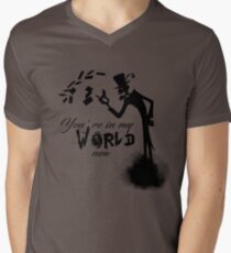 My world Men's V-Neck T-Shirt