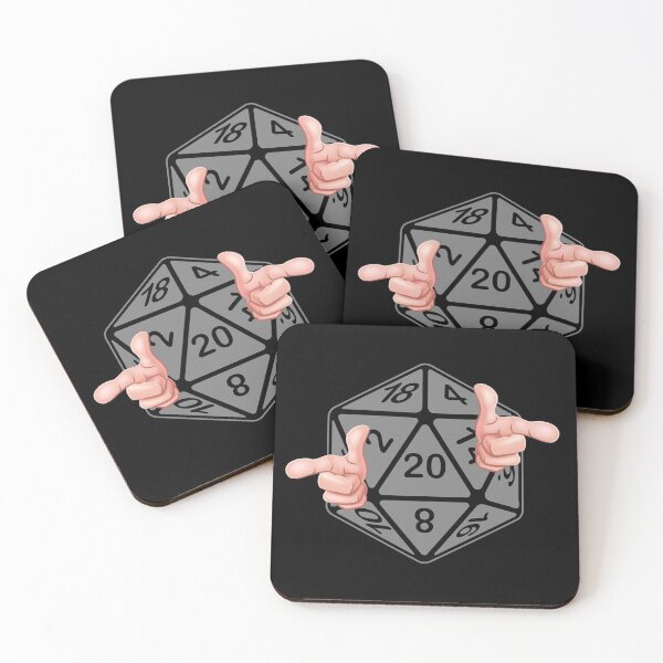 Item preview, Finger Guns AD&D Critical Hit d20 Polyhedral Dice Design designed and sold by Candlewood Museum & Gift Shoppe.