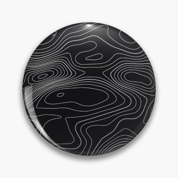 Item preview, Topography 09 - Whites Lines Black Background designed and sold by gaming-pads.