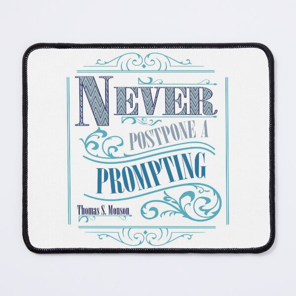 Item preview, Never postpone a prompting designed and sold by Restored Gospel Boutique .