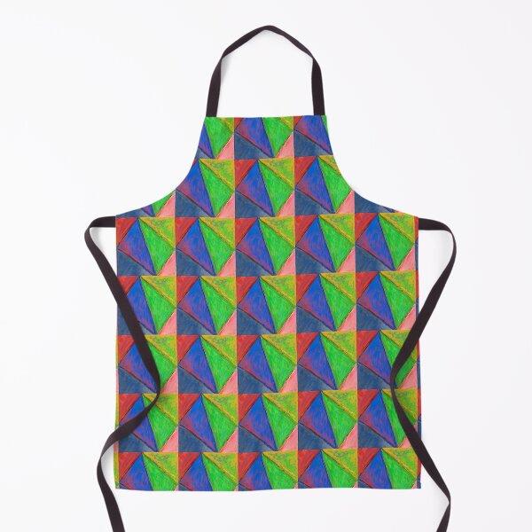 Item preview, Triangles II, a lyrical colour field abstract painting designed and sold by thalasson.
