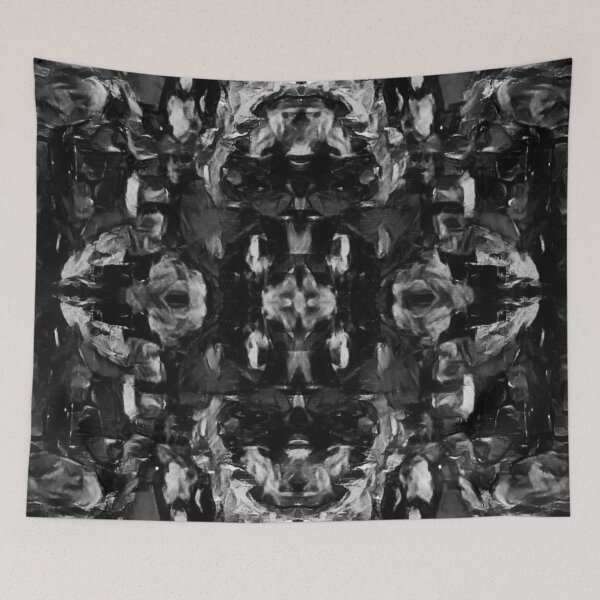 Item preview, Black Kaleidoscope Tye Dye Floral designed and sold by Designs By YL.