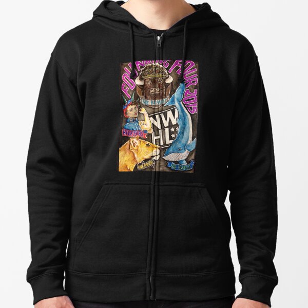NWHL - Founding Four Zipped Hoodie