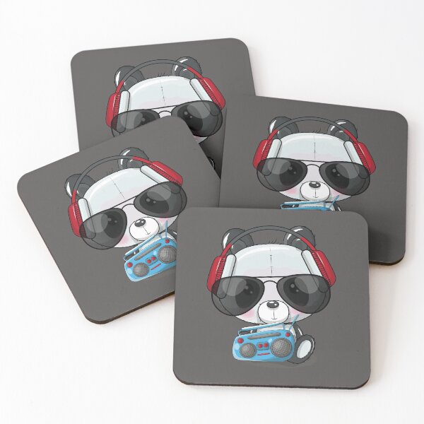 Item preview, Cute Panda Listening Music designed and sold by JASN DESIGN.
