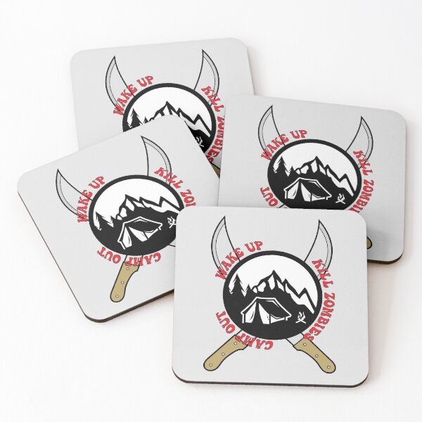 Item preview, Wake Up. Kill Zombies. Camp Out designed and sold by Mrspink16.