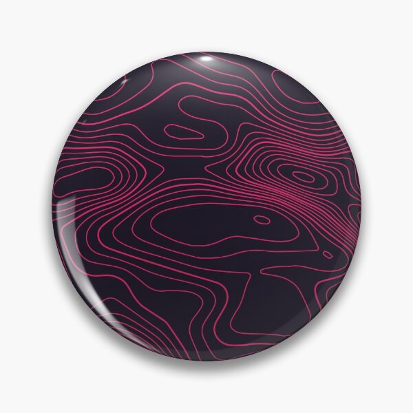 Item preview, Topography 10 - Red Colored Lines designed and sold by gaming-pads.