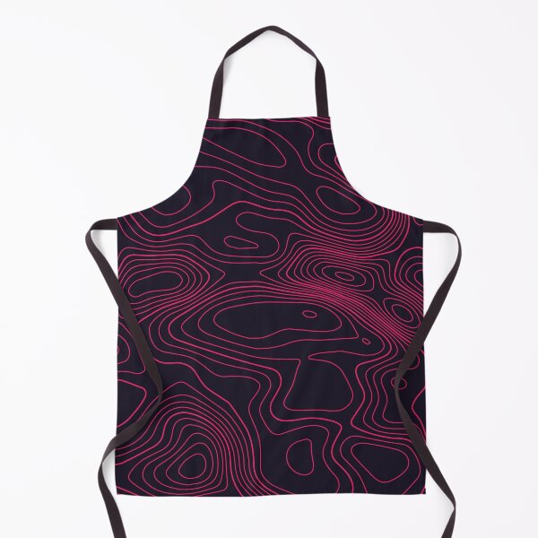 Item preview, Topography 10 - Red Colored Lines designed and sold by gaming-pads.