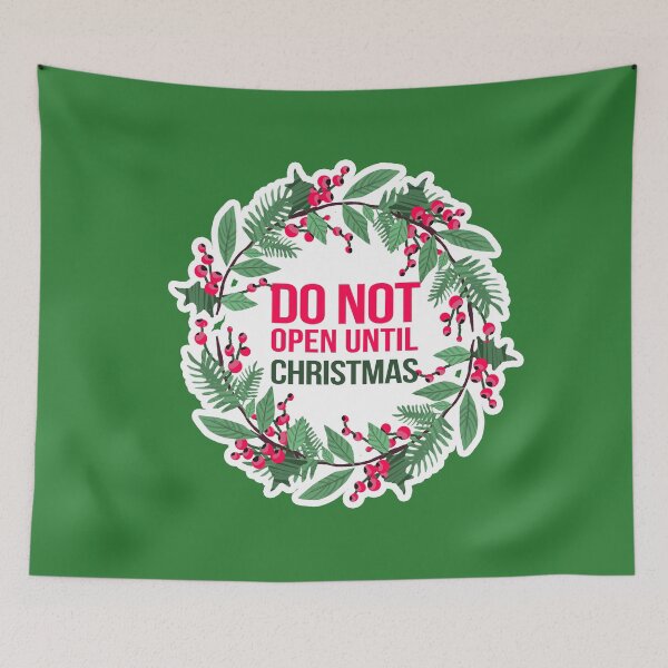Item preview, Do not open until Christmas designed and sold by DarrriaDesign.