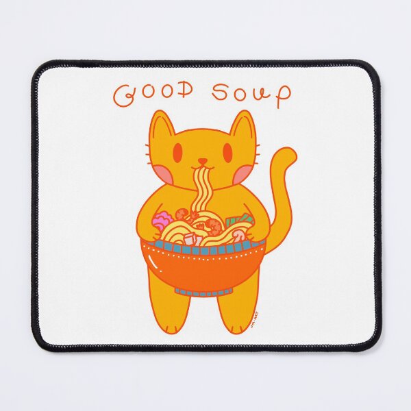 Item preview, Good Soup Cat designed and sold by Jennie Mahoney.