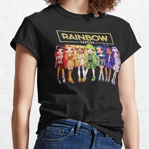 Rainbow High main characters and logo  Classic T-Shirt