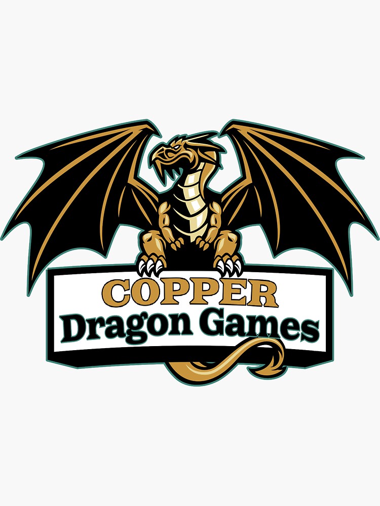"Copper Dragon Games Logo" Sticker for Sale by CopperDragon Redbubble
